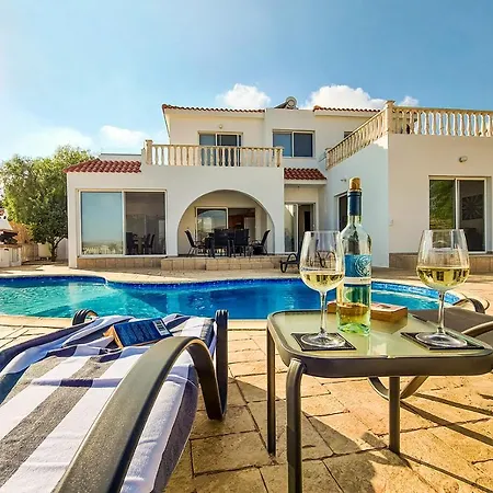 Katya-Sofia Villa - Tranquility With Sea View Peyia Exterior photo
